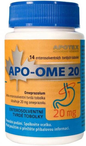 Apotex Apo-Ome 20mg enterosolventní tvrdé tobolky 14 ks