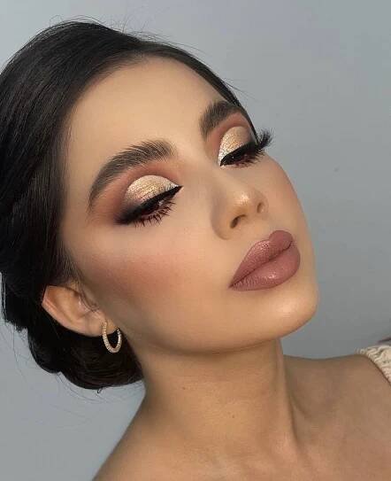 Pin by Maria Napolez on Baby birthday | Prom eye makeup, Wedding makeup, Quinceanera makeup