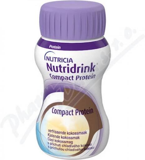 NUTRIDRINK COMPACT PROTEIN S PŘÍCHUTÍ CHLADIVÉHO KOKOSU POR SOL 4X125ML