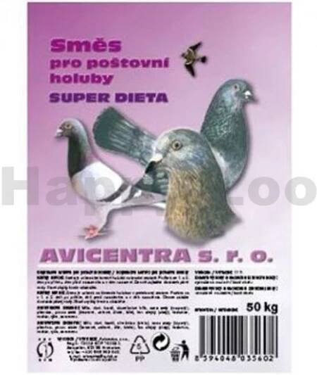 Avicentra Super dieta Holub 25 kg