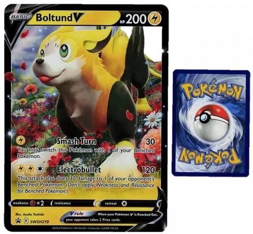 Oversized Jumbo karta Pokémon Boltund V