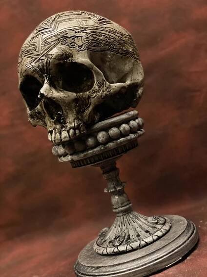 Celtic Warrior Skull - By Zane Wylie