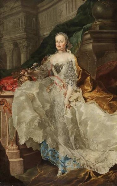 Franz Anton Palko – Portrét cisárovny Márie Terézie 