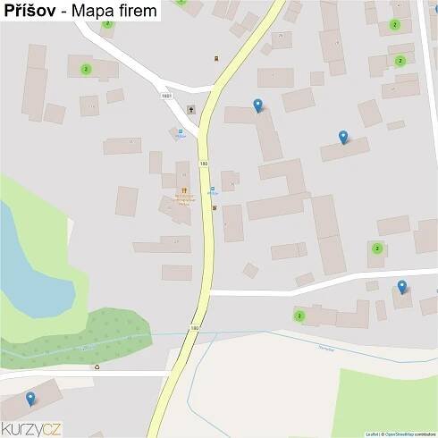 Příšov - mapy | Kurzy.cz