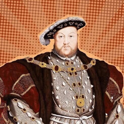 Anglický král Jindřich VIII. na obraze malíře Holbeina | foto: Hans Holbein ml.,  Wikimedia Commons,  CC0 1.0