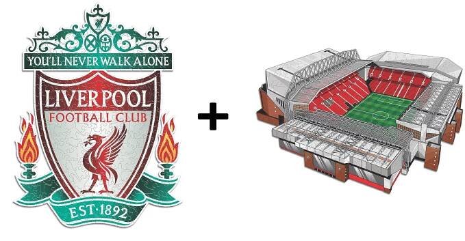 2 PACK Liverpool FC® Logo + Anfield Stadium