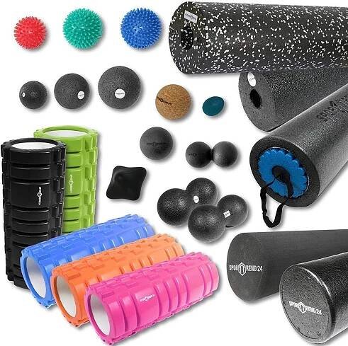 Fasciální váleček masážní váleček fitness válec fasciální míč masážní míč fitness míč