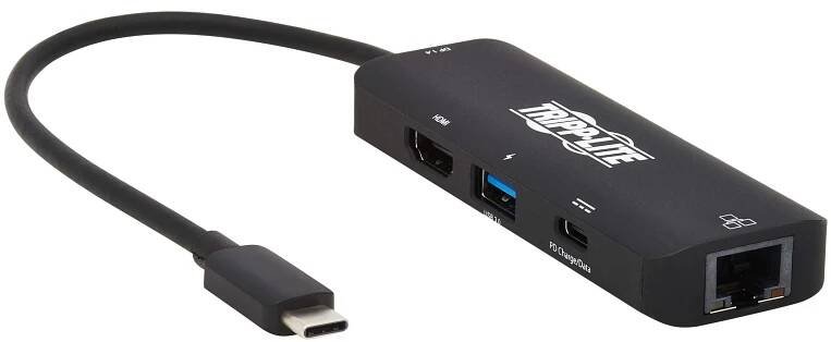 TRIPP-LITE USB-C Multiport Hub Adapter Uživatelská příručka