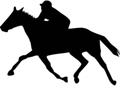 Soubor:Trot mounted racing clipart.svg – Wikipedie