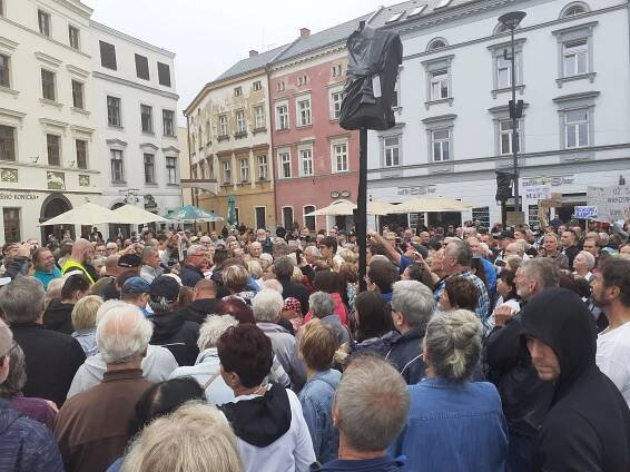 VIDEO: Babiš v Opavě? Mela byla cítit ve vzduchu už před jeho příjezdem