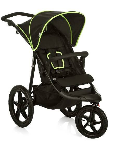 Sporťák Hauck Runner Black/Neon Yellow | Alemat.cz