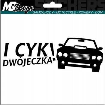 LEGRAČNÍ A CYKLO NÁLEPKA NA AUTO 20X15 cm