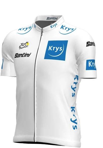 Santini Tour de France 2024 bílý cyklistický dres