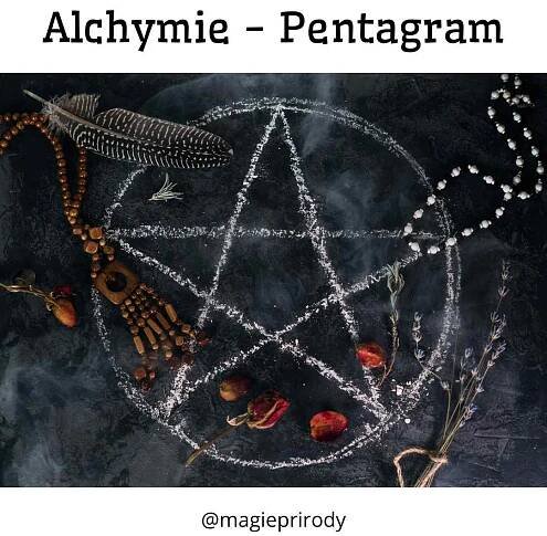 Alchymie a pentagram. Co to znamená?