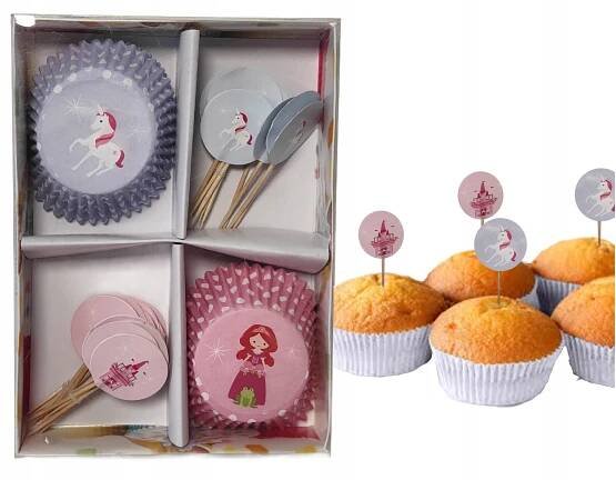 Sada na zdobení dortů Muffinek k narozeninám OSLAVA x24