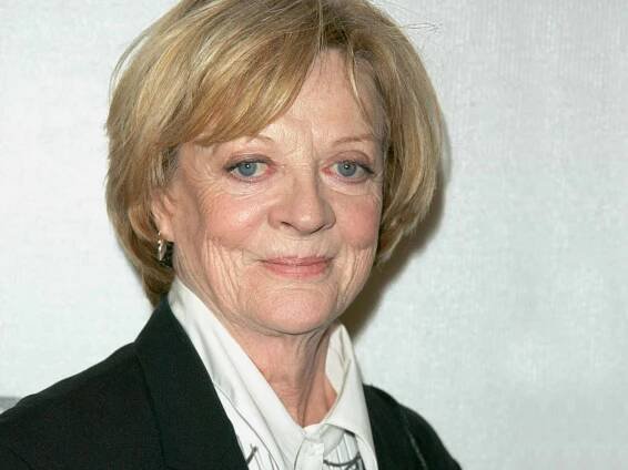 Dame Maggie Smith Short Blonde Hair Wallpaper