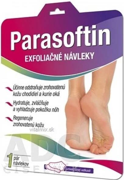 Pozorování Naturprodukt Parasoftin exfoliační ponožky 1 pár