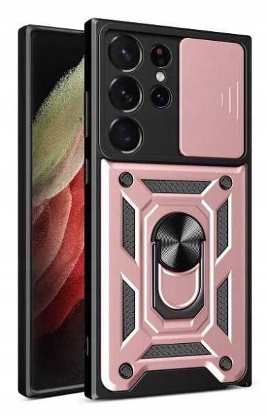 Armor Camshield kryt na Samsung Galaxy S23 Ultra - růžový