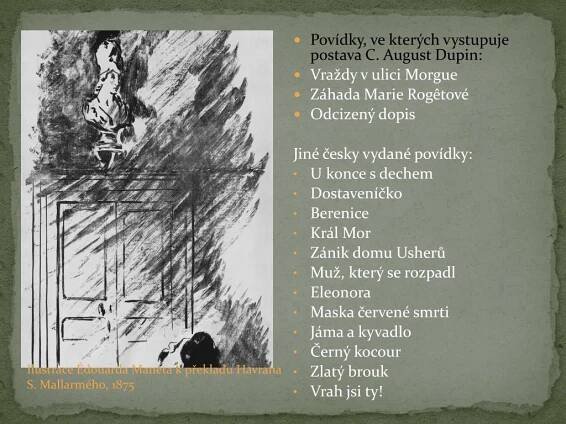 PPT - Edgar Allan Poe život a dílo PowerPoint Presentation, free download - ID:2302784