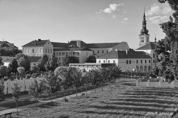 Černobílý Vyškov. Podívejte se na známá místa ve městě jinak než obvykle