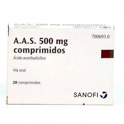 aas 500 mg 20 tablets