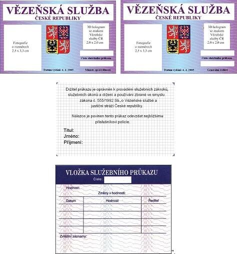 89/2004 Sb. Vyhláška, kterou se stanoví vnější označení příslušníka Vězeňské služby České republiky, zvláštní ba... 