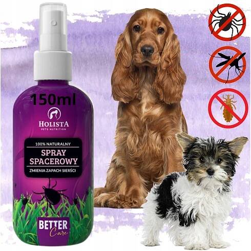 Antiparazitikum pro psa HolistaPets Better Care sprej proti klíšťatům 150 Ml