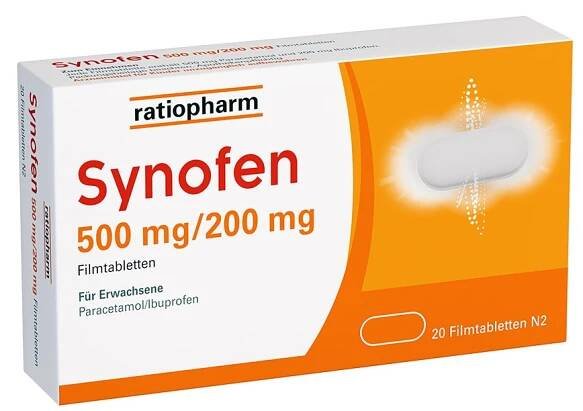 Synofen - mit Ibuprofen und Paracetamol