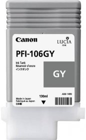 Canon PFI-106 GY vc. napln seda