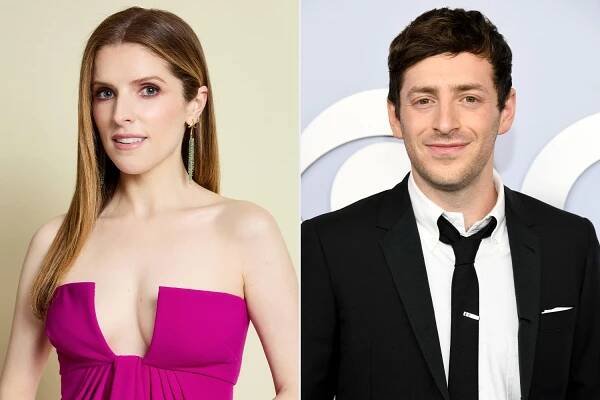 Anna Kendrick during the 85th Annual Peabody Awards on June 01, 2025 in Beverly Hills, California ; Alex Edelman at the 77th Annual Tony Awards on June 16, 2024 in New York City.