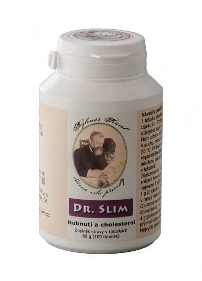 Dr.Slim Hubnutí a cholesterol 100 tbl. od 299 Kč