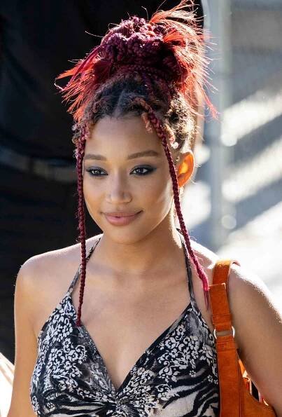 Amandla Stenberg with Red Hair