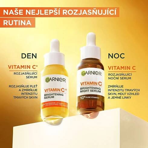 GARNIER Skin Naturals rozjasňující noční sérum s vitaminem C 30 ml