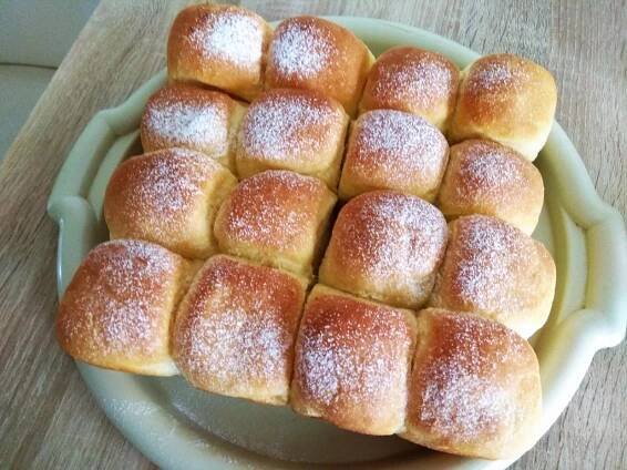 Rýchle pečené tvarohové buchty, Koláče, recept