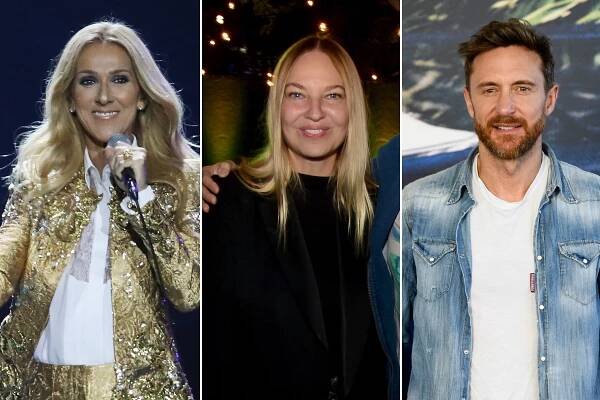 Céline Dion, Sia and David Guetta