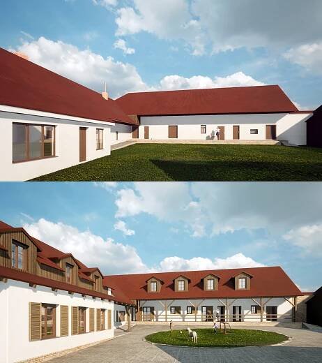 Rekonstrukce statku – Hadravova Rosička, Jižní Čechy – 2023 – Atelier Vrbik