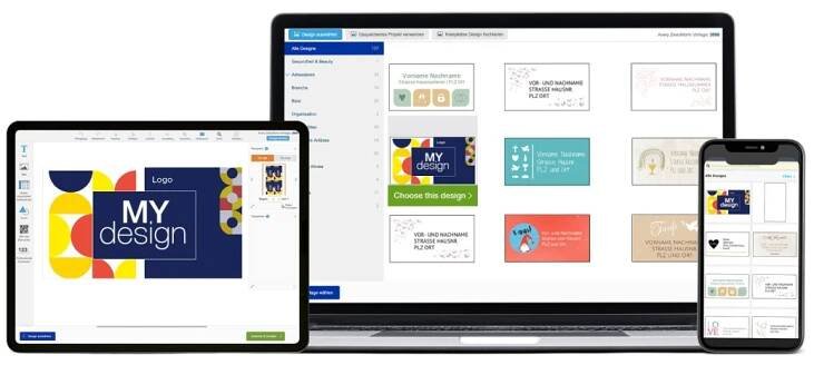 Software design & print na tabletu, monitoru a mobilu.