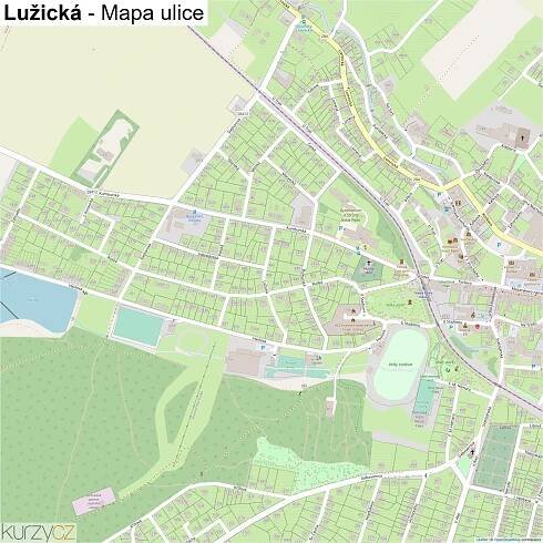 Lužická - mapy | Kurzy.cz