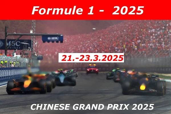 Formule 1 – Heineken Chinese Grand Prix 21.- 23.3.2025