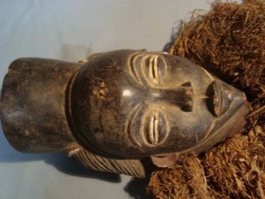 Stará africká rituální maska, velmi pěkný stav. Stáří min. 80 let nebo - Starožitnosti a umění