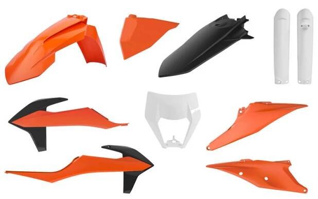 Sada plastů POLISPORT OEM barva