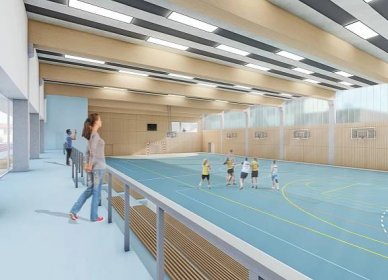 V Kobeřicích staví zbrusu novou sportovní halu pro školu, spolky i veřejnost