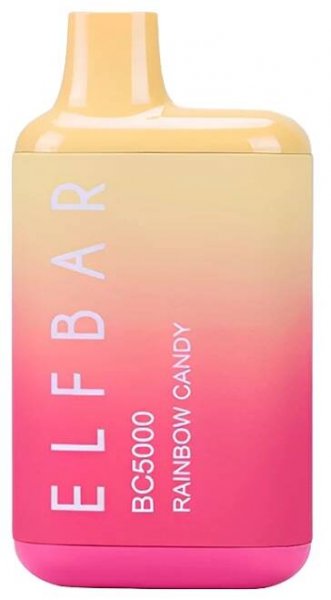 ELF BAR Descartável Vape BC 5000 Puffs - Rainbow Candy