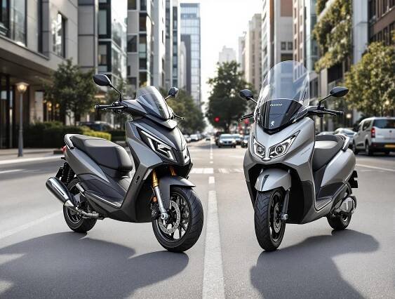 Porovnání skútrů Peugeot Metropolis 125 vs. Piaggio MP3 125