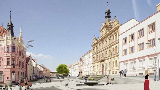 Rekonstrukce centra Strakonic startuje. Proměna náměstí potrvá přes rok