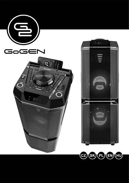 Manuál GoGEN BPS 738 Reproduktor