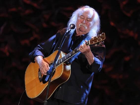David Crosby onstage