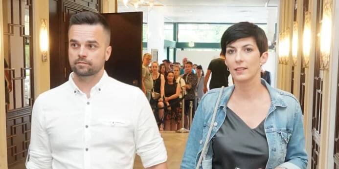 Markéta Pekarová Adamová s manželem