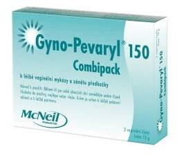 Gyno-Pevaryl Combipack 150mg 3 vaginální čípky + krém 15g
