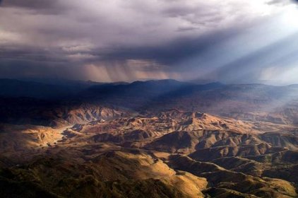 Panorama hornaté Etiopie